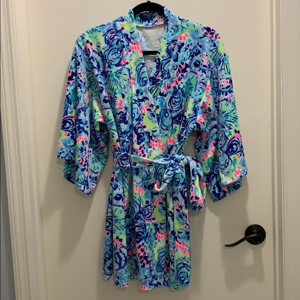 Velour robe